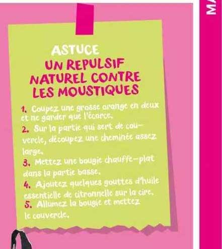 un répulsif naturel contre les moustiques