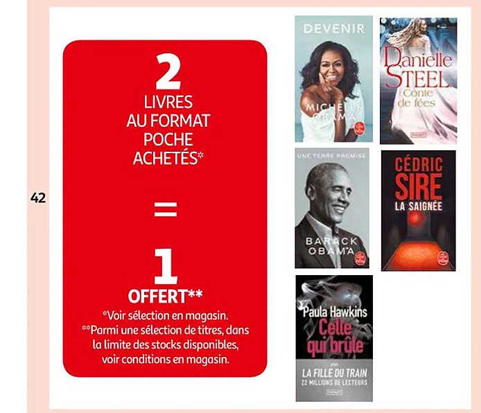 2 livres au format poche