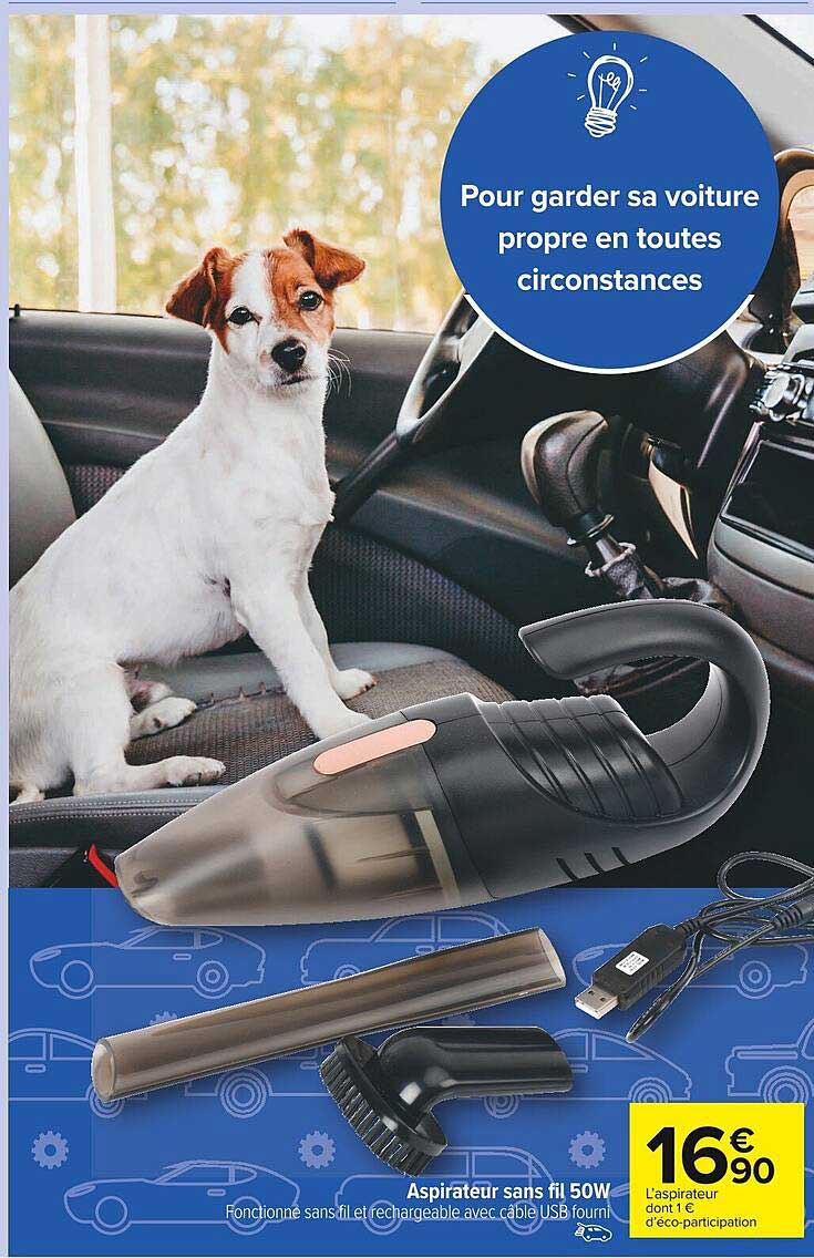 aspirateur sans fil 50w