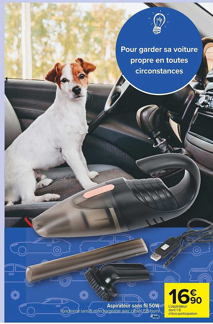aspirateur sans fil 50w