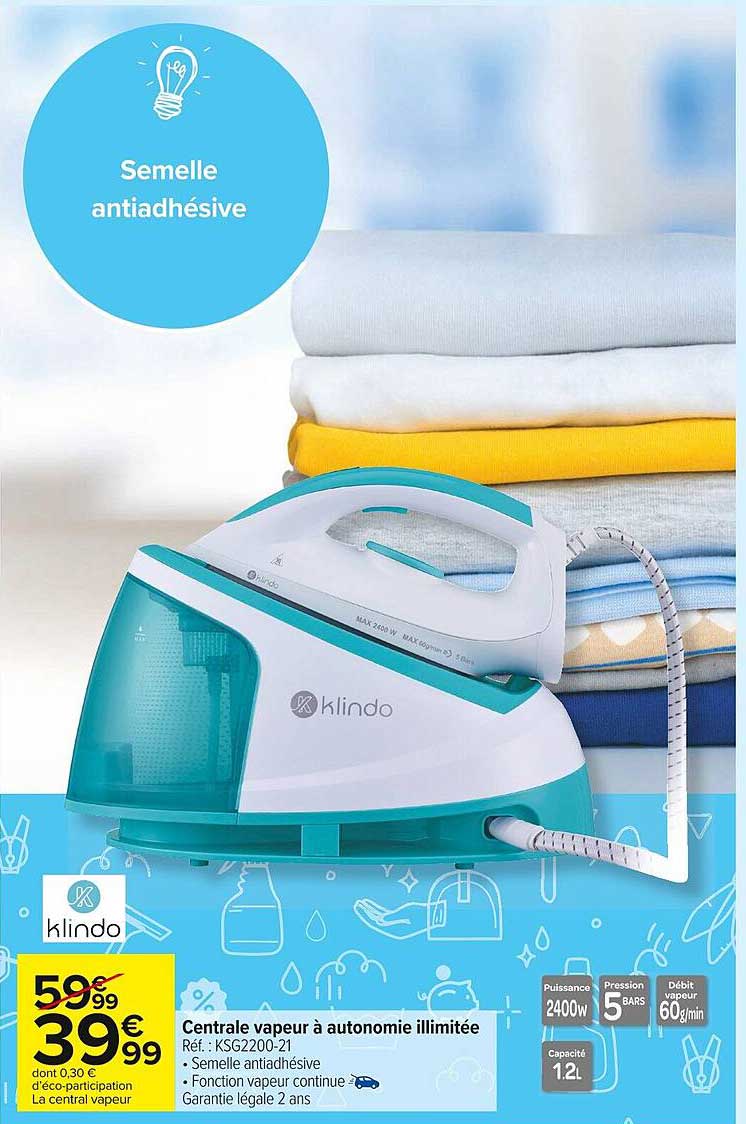 Centrale Vapeur à Autonomie Illimitée Klindo