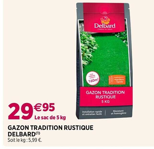 gazon tradition rustique delbard