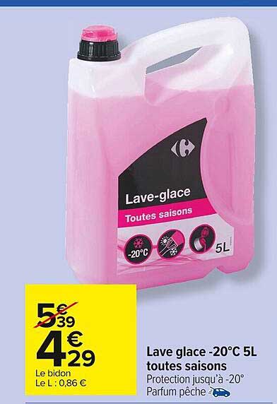 lave glace -20°c 5l toutes saisons