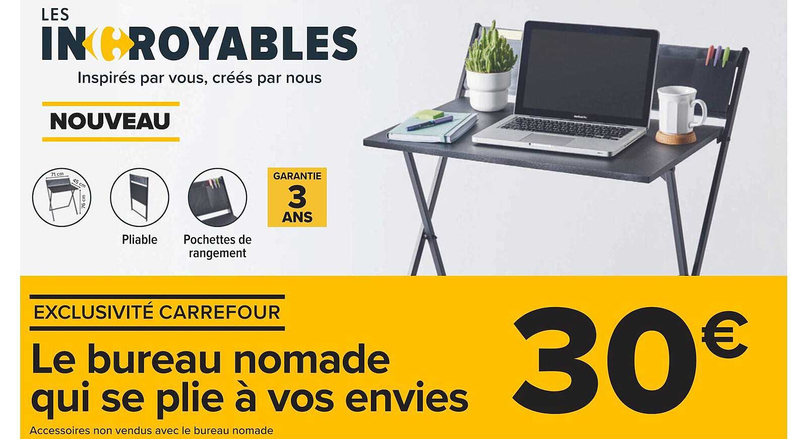 le bureau nomade qui se plie à vos envies
