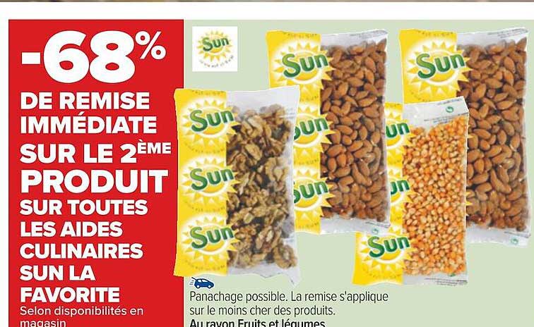 les aides culinaires sun la favorite