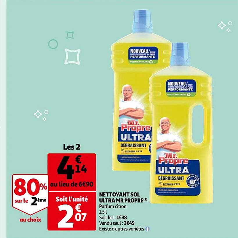 nettoyant sol ultra mr propre