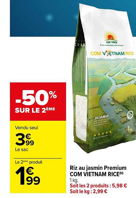 riz zu jasmin premium com vietnam rice
