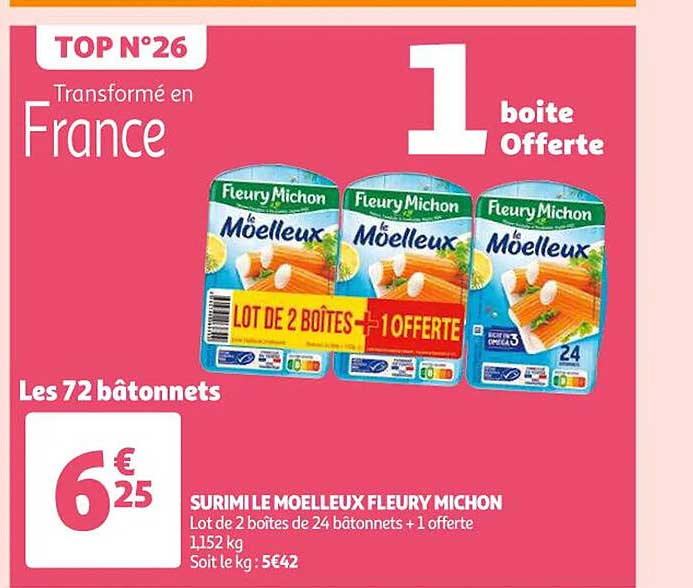 surimi moelleux fleury michon