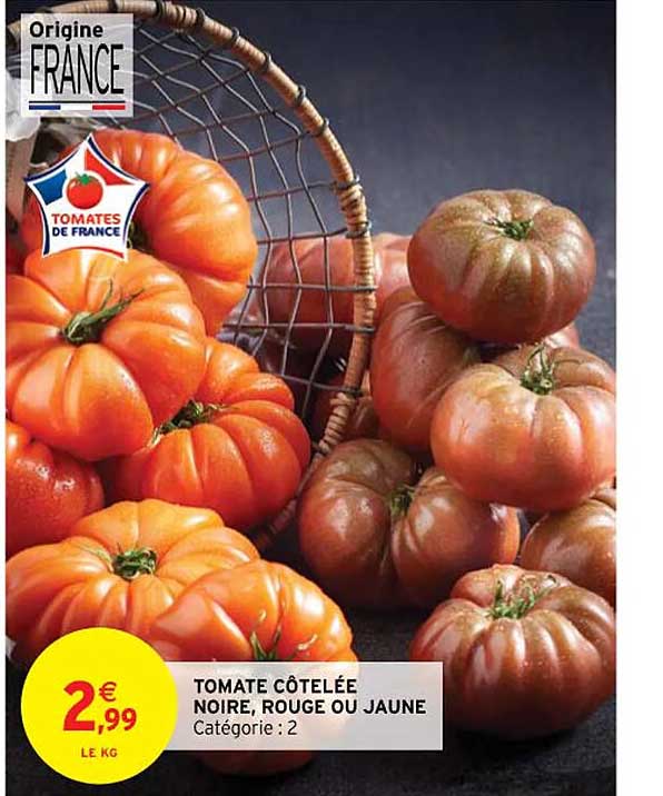 Tomate Côtelée Noire, Rouge Ou Jaune