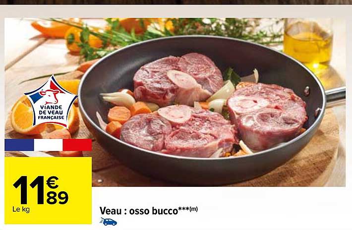 veau : osso bucco***