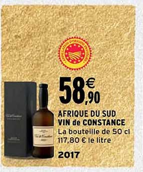 afrique du sud vin de constance 2017