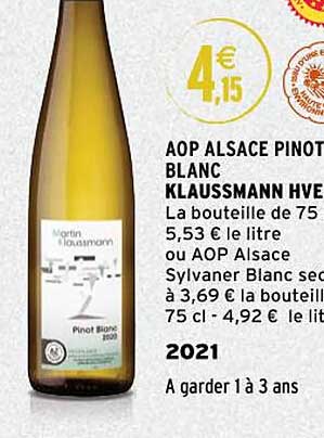 aop alsace pinot blanc klaussmann hve3 2021