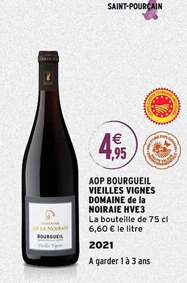 aop bourgueil vieilles vignes domaine de la noiraie hve3 2021