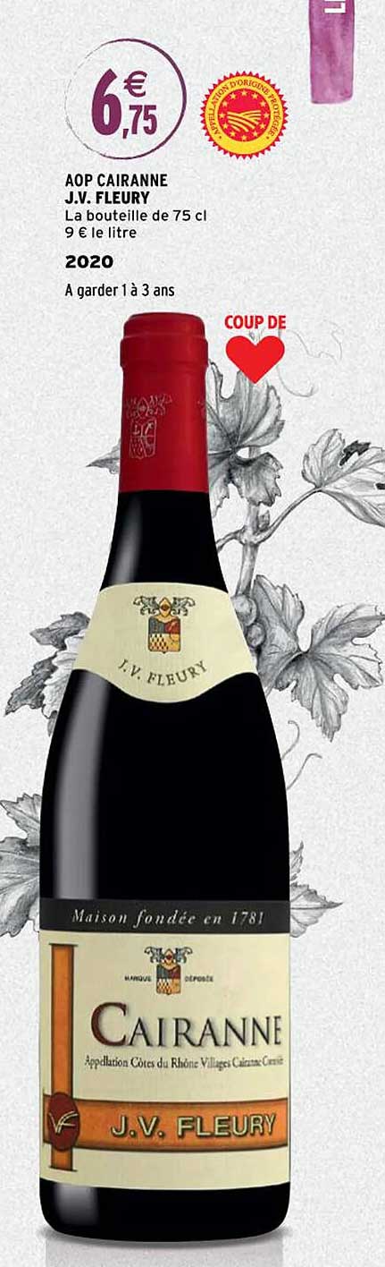 aop cairanne j.v. fleury 2020
