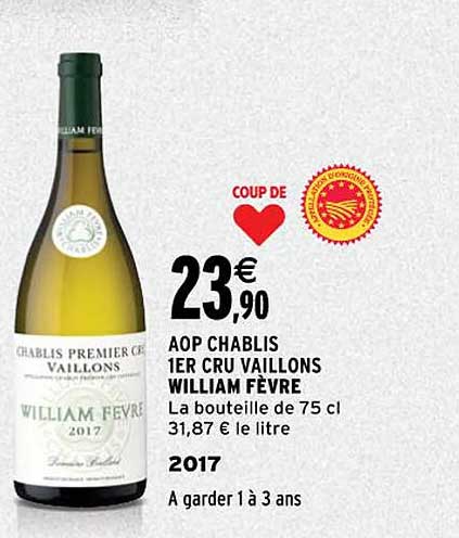 aop chablis 1er cru vaillons william fèvre 2017
