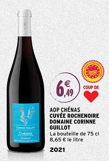 aop chénas cuvée rochenoire domaine corinne guillot 2021