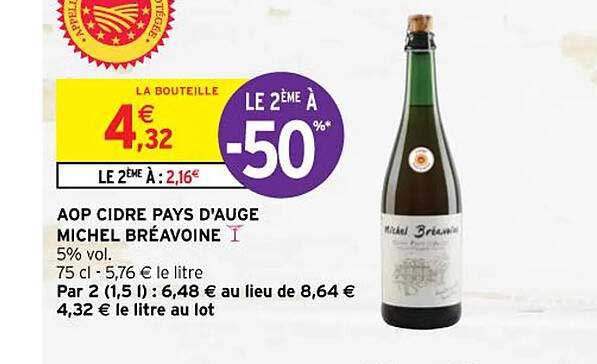 aop cidre pays d'auge michel bréavoine