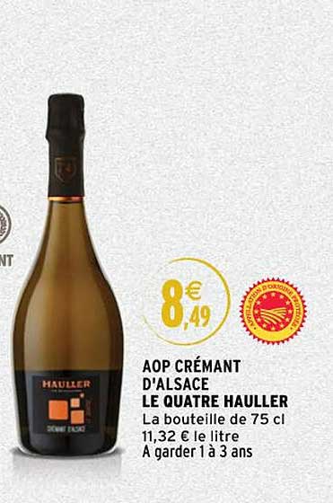 aop crémant d'alsace le quatre hauller
