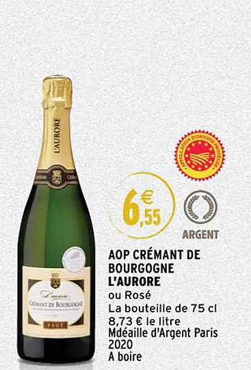 Aop Crémant De Bourgogne L'aurore