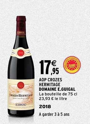 aop crozes hermitage domaine e.guigal 2018