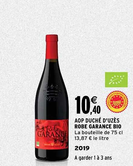 aop duché d'uzès robe garance bio 2019