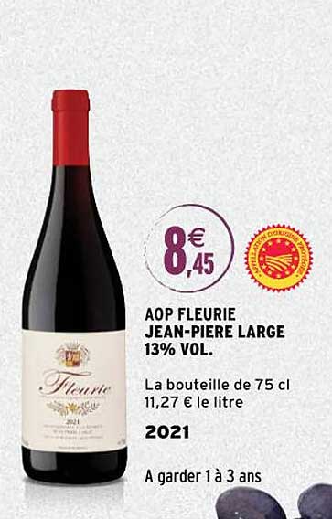 aop fleurie jean-pierre large 13% vol. 2021