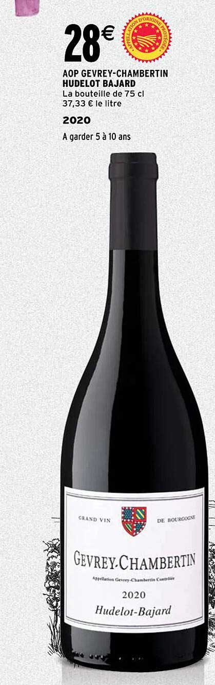 Aop Gevrey-chambertin Hudelot Bajard 2020