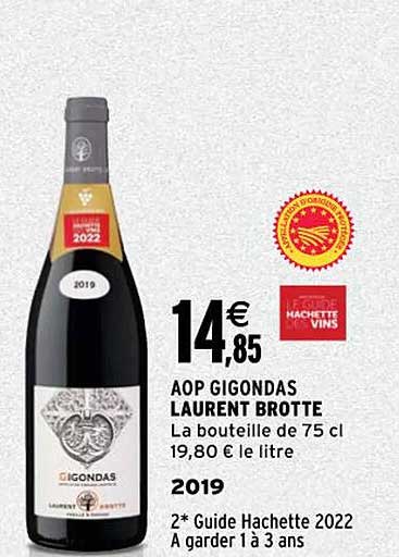 aop gigondas laurent brotte 2019