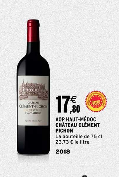 aop haut-médoc château clément pichon 2018