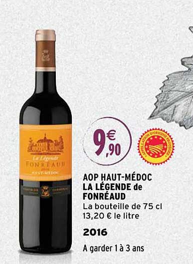 aop haut-médoc le légende de fonréaud 2016