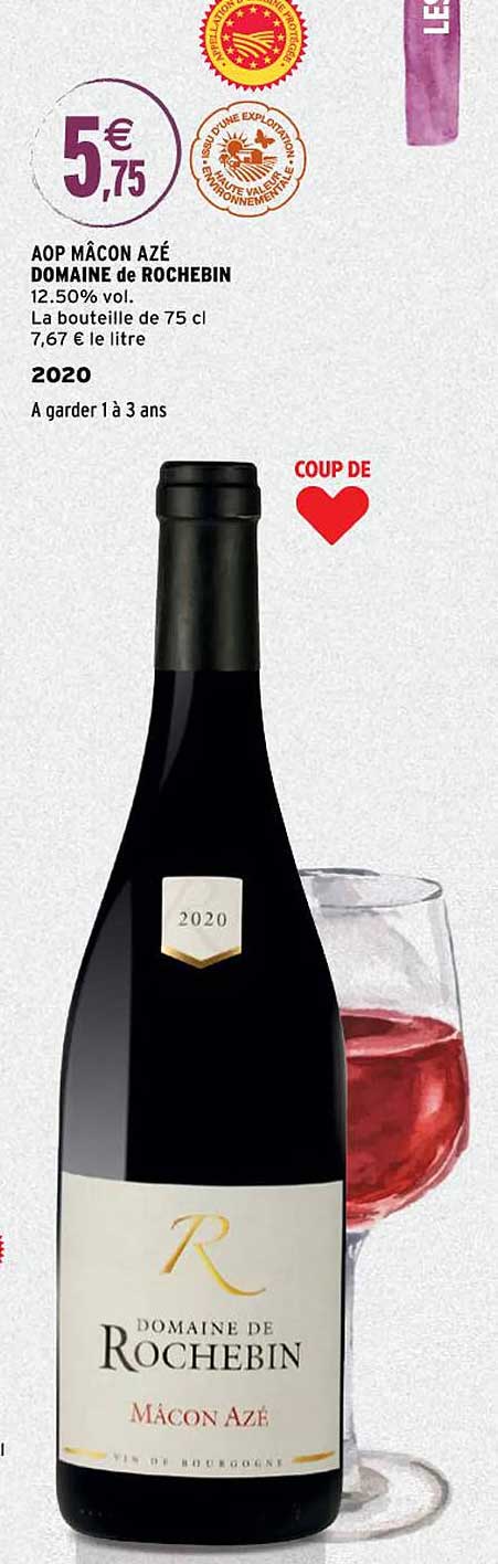 aop mâcon azé domaine de rochebin 2020