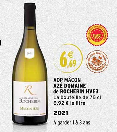 aop mâcon azé domaine de rochebin hve3 2021