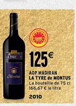 Aop Madiran La Tyre De Montus 2010