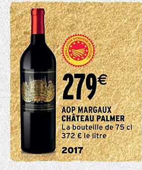 aop margaux château palmer 2017