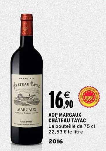 Aop Margaux Château Tayac 2016