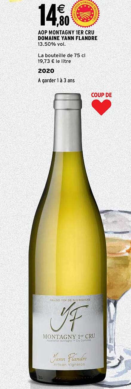 aop montagny 1er cru domaine yann flandre 2020