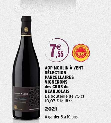 aop moulin à vent sélection parcellaires vignerons des crus du beaujolais