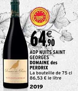 aop nuits saint georges domaine des perdrix 2019