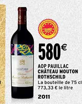 aop pauillac château mouton rothschild 2011