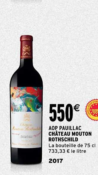 aop pauillac château mouton rothschild 2017