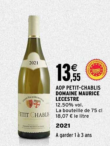 aop petit-chablis domaine maurice lecestre 2021