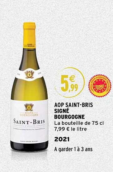 aop saint-bris signé bourgogne 2021