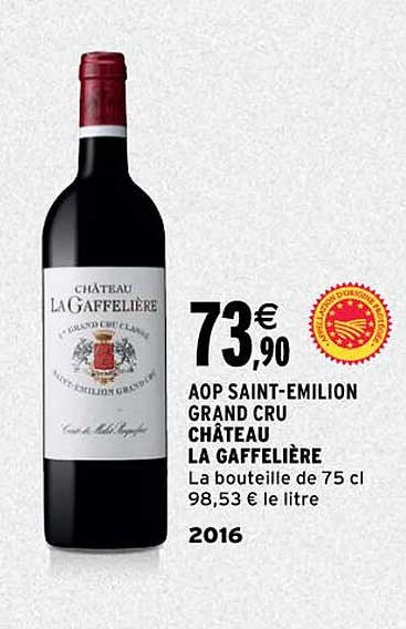 aop saint-émilion grand cru château la gaffelière 2016