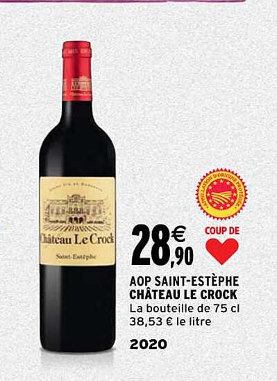 aop saint-estèphe château le crock 2020