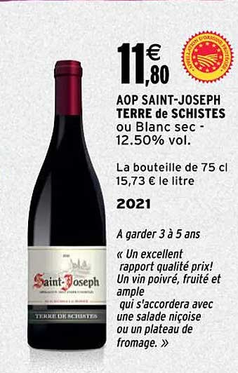 aop saint-joseph terre de schistes 2021