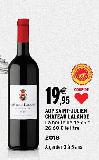 aop saint-julien château lalande 2018