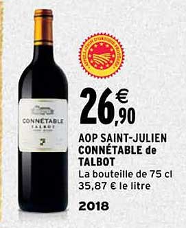 aop saint-julien connétable de talbot 2018