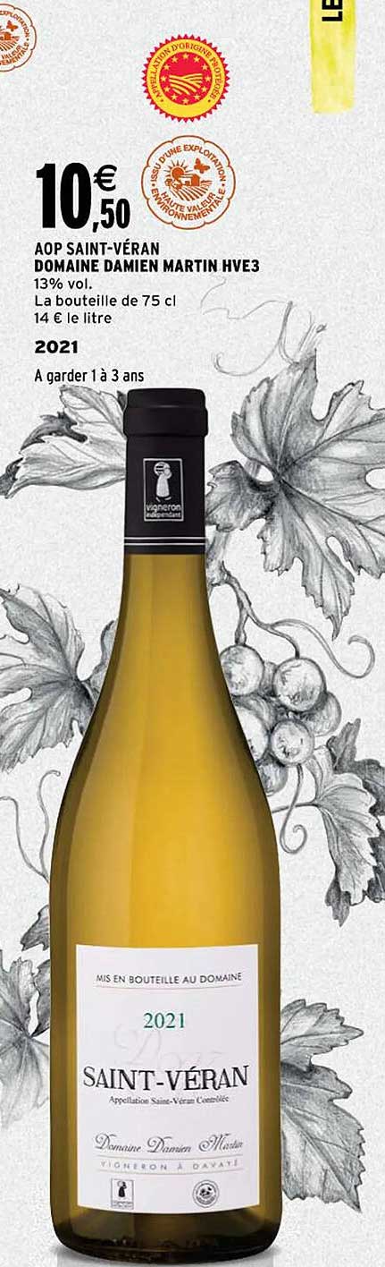 aop saint-véran domaine damien martin hve3 2021