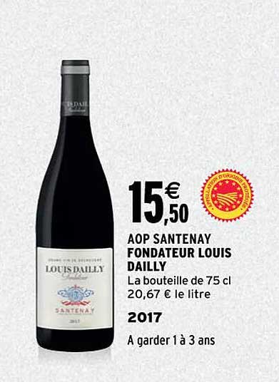 aop santenay fondateur louis dailly 2017