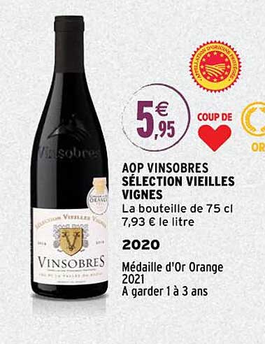 aop vinsobres sélection vieilles vignes 2020